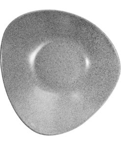 Churchill Melamine Lotus Dishes Granite 355mm 4 Pack (FF338)