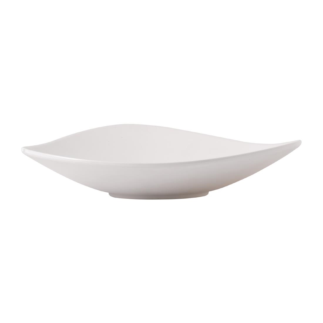 Churchill Melamine Lotus Dishes White 350mm 4 Pack (FF341)
