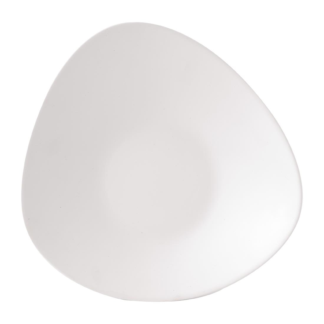 Churchill Melamine Lotus Dishes White 350mm 4 Pack (FF341)
