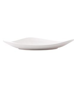 Churchill Melamine Lotus Platters White 355mm 4 Pack (FF343)