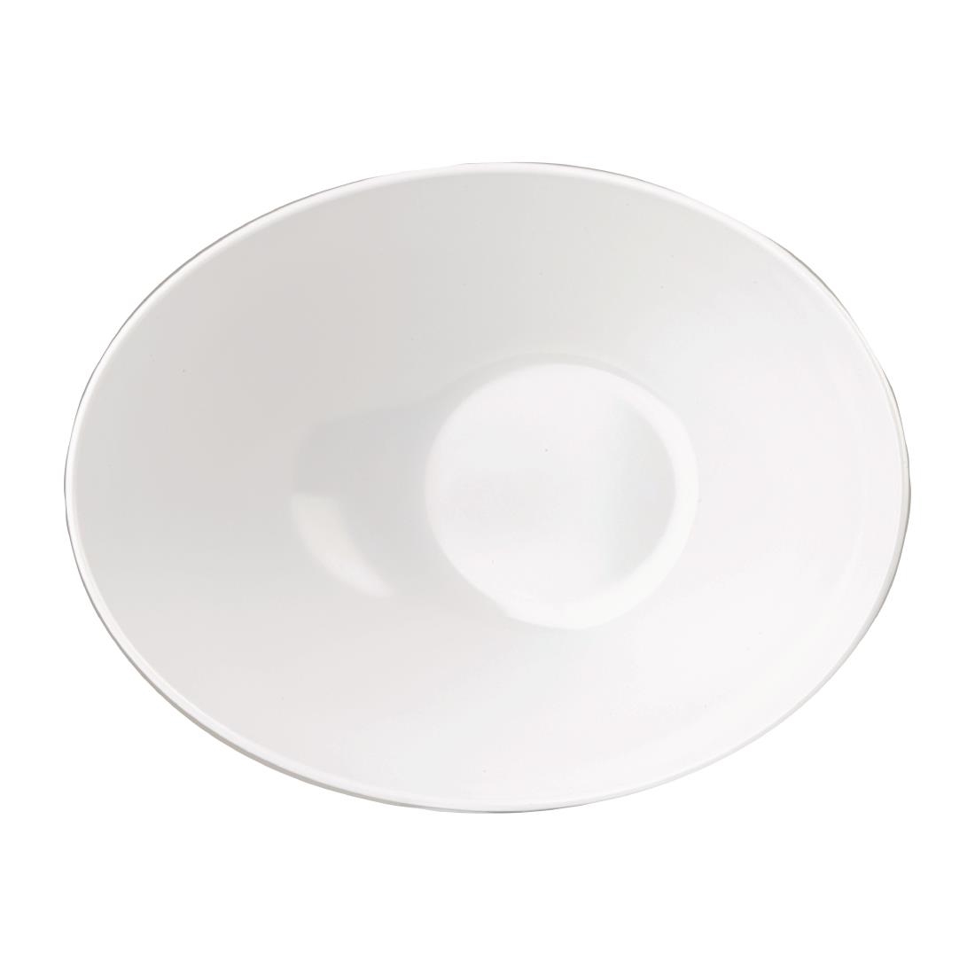 Churchill Melamine Buffet Bowls White 355x250mm 2 Pack (FF351)