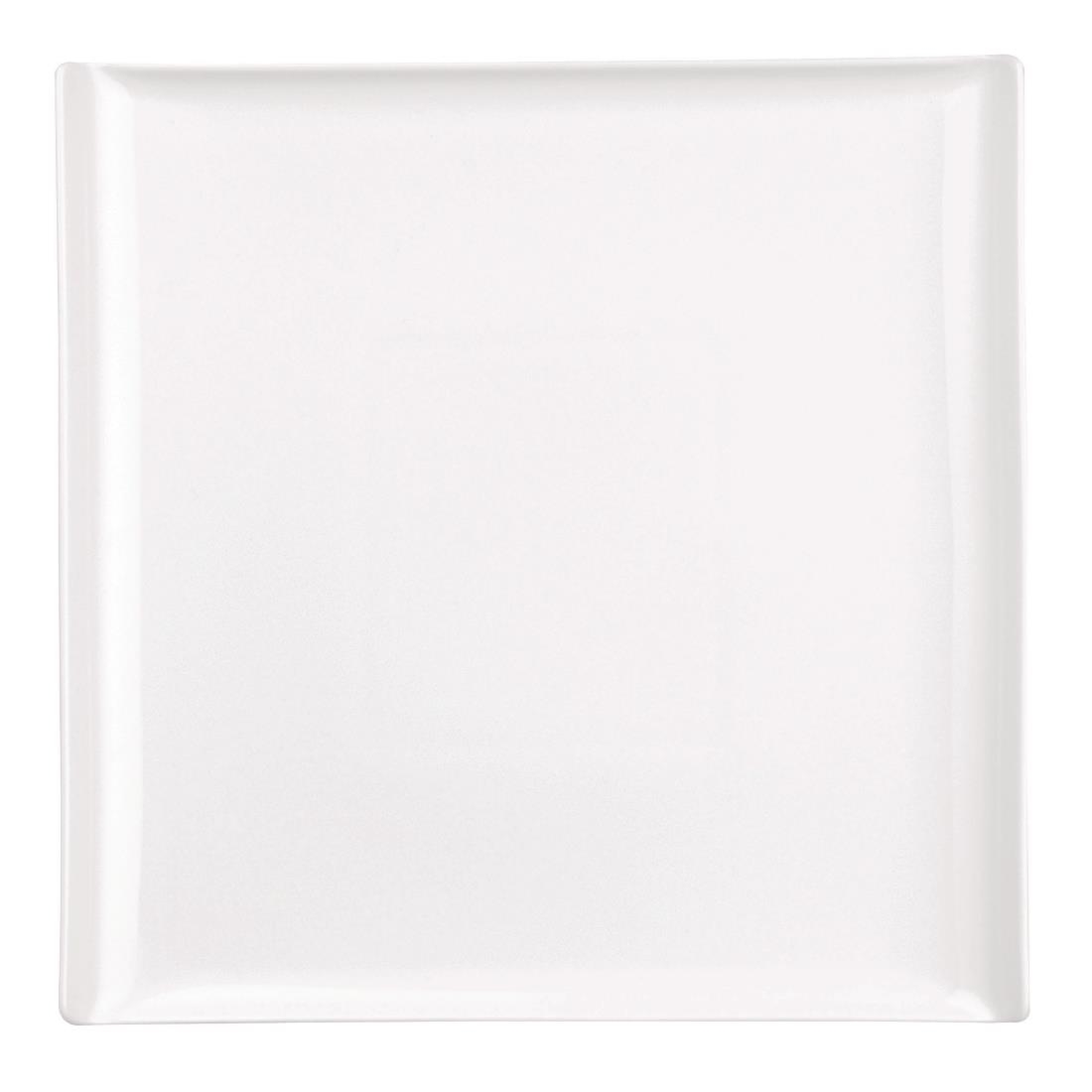 Churchill Melamine Square Trays White 303x303mm 4 Pack (FF380)