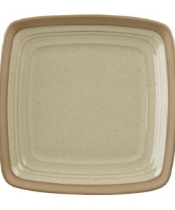 Churchill Igneous Square Plates Natural 210x210mm 6 Pack (FF409)