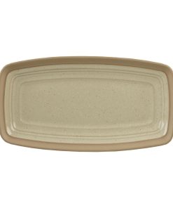 Churchill Igneous Rectangular Plates Natural 290x150mm 6 Pack (FF411)