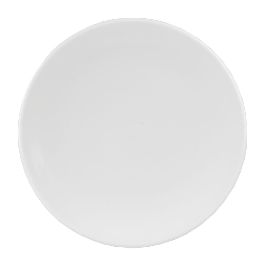 Churchill Art de Cuisine Menu Porcelain Coupe Plates 155mm 6 Pack (FF423)