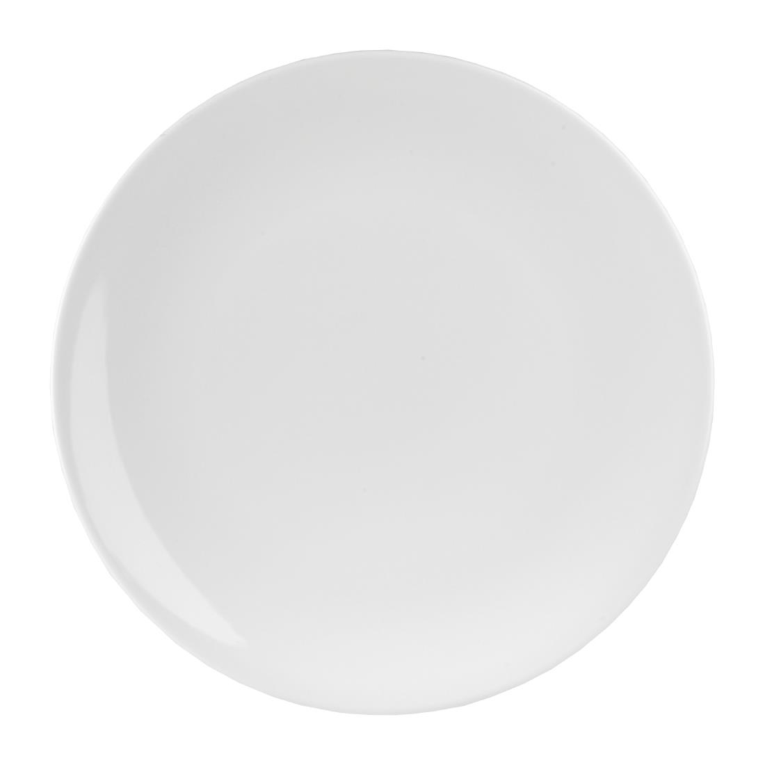 Churchill Art de Cuisine Menu Porcelain Coupe Plates 270mm 6 Pack (FF425)