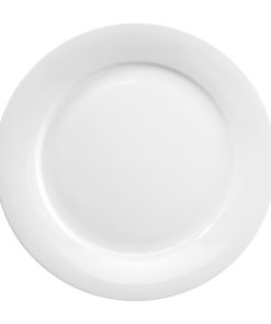 Churchill Art de Cuisine Menu Porcelain Rimmed Plates 254mm 6 Pack (FF436)