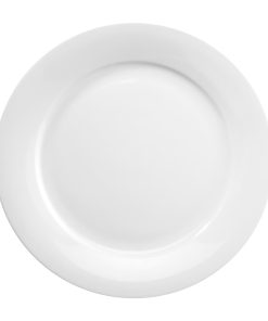 Churchill Art de Cuisine Menu Porcelain Rimmed Plates 228mm 6 Pack (FF439)