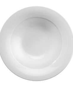 Churchill Art de Cuisine Menu Porcelain Rimmed Soup Bowls 228mm 6 Pack (FF448)