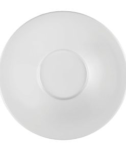 Churchill Art de Cuisine Menu Porcelain Rimmed Saucers 165mm 6 Pack (FF450)