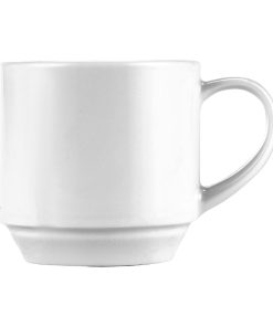 Churchill Art de Cuisine Menu Porcelain Stacking Teacups 210ml 6 Pack (FF453)