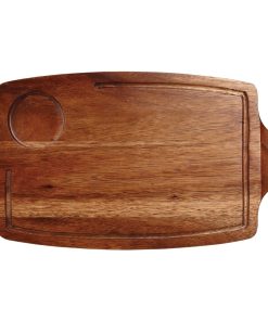 Churchill Wood Rectangular Serving Boards 340x220mm 6 Pack (FF463)