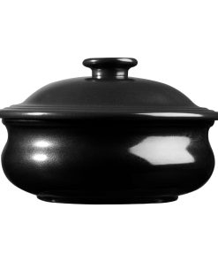 Churchill Rustics Simmer Lidded Stewpot Black 140mm 6 Pack (FF487)