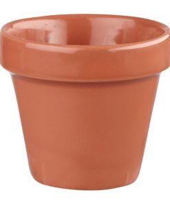 Churchill Bit on the Side Plant Pots Paprika 340ml 12 Pack (FF526)