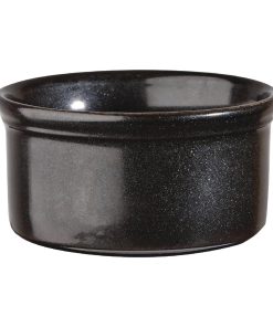 Churchill Cookware Large Ramekins Metallic Black 90mm 24 Pack (FF555)