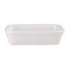 Churchill Cookware Shallow Rectangular Dishes White 155x115mm 12 Pack (FF564)