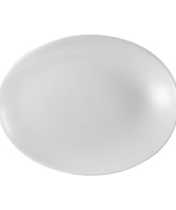 Churchill Orb Oval Plates White 250x194mm 12 Pack (FF592)