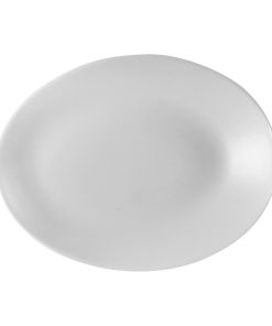 Churchill Orb Oval Plates White 290x227mm 12 Pack (FF593)