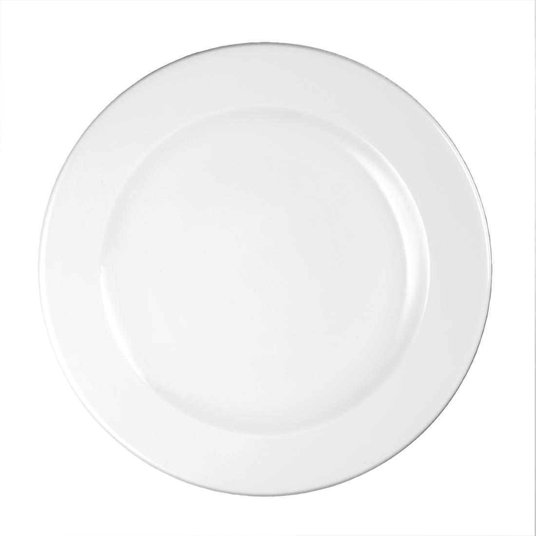 Churchill Profile Rimmed Plates White 305mm 12 Pack (FF632)
