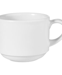 Churchill Profile Stacking Cups White 227ml 12 Pack (FF635)