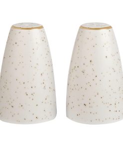 Churchill Stonecast Pepper Shakers Barley White 70mm 12 Pack (FF651)