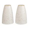 Churchill Stonecast Salt Shakers Barley White 70mm 12 Pack (FF652)