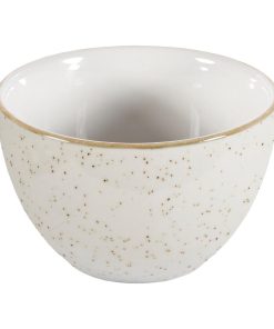 Churchill Stonecast Sugar Bowls Barley White 98mm 12 Pack (FF653)