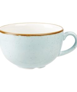 Churchill Stonecast Cappuccino Cups Duck Egg Blue 500ml 6 Pack (FF661)