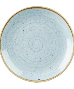 Churchill Stonecast Evolve Coupe Plates Duck Egg Blue 324mm 6 Pack (FF662)