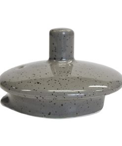 Churchill Stonecast Peppercorn Grey Replacement Lids for 426ml Teapots 6 Pack (FF676)