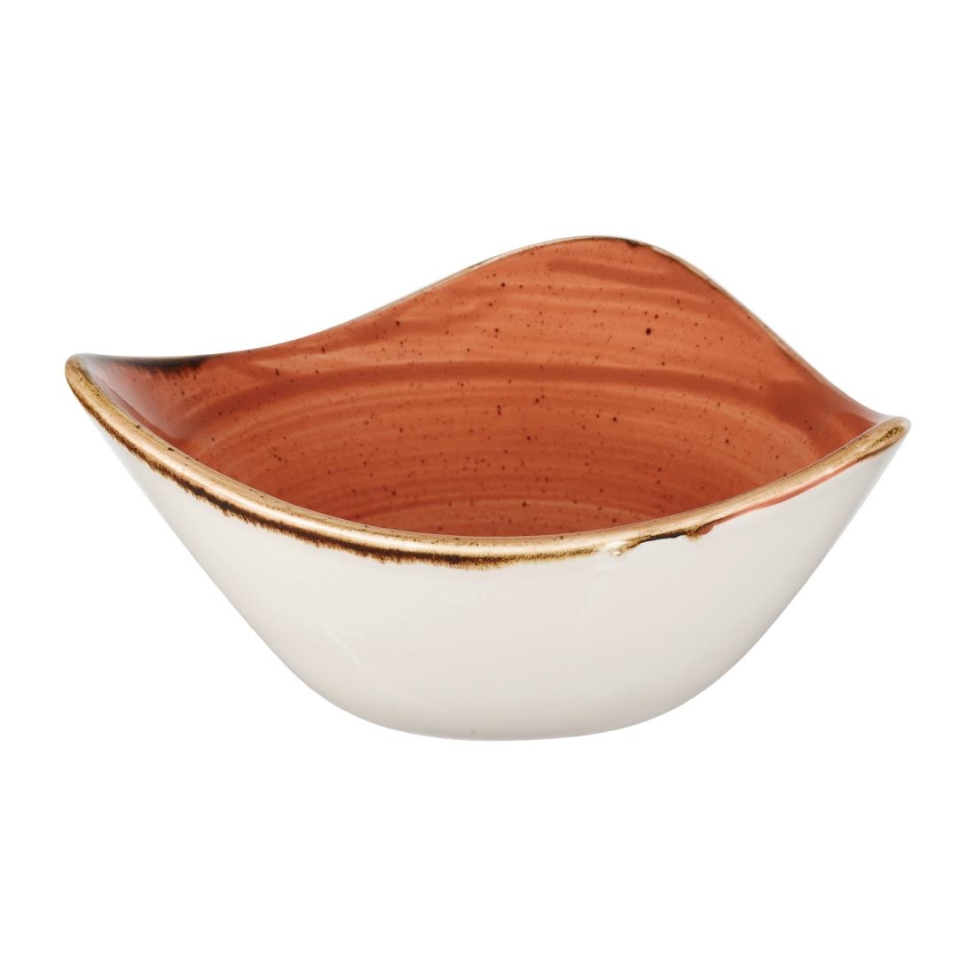 Churchill Stonecast Lotus Bowls Spiced Orange 153mm 12 Pack (FF690)