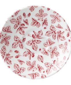 Churchill Vintage Prints Saucers Cranberry Bramble 141mm 12 Pack (FF713)