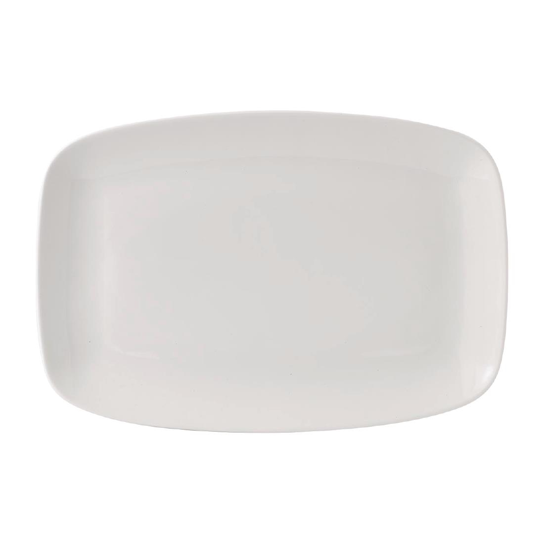 Churchill Chefs Plates Oblong Platters White 334x234mm 6 Pack (FF732)