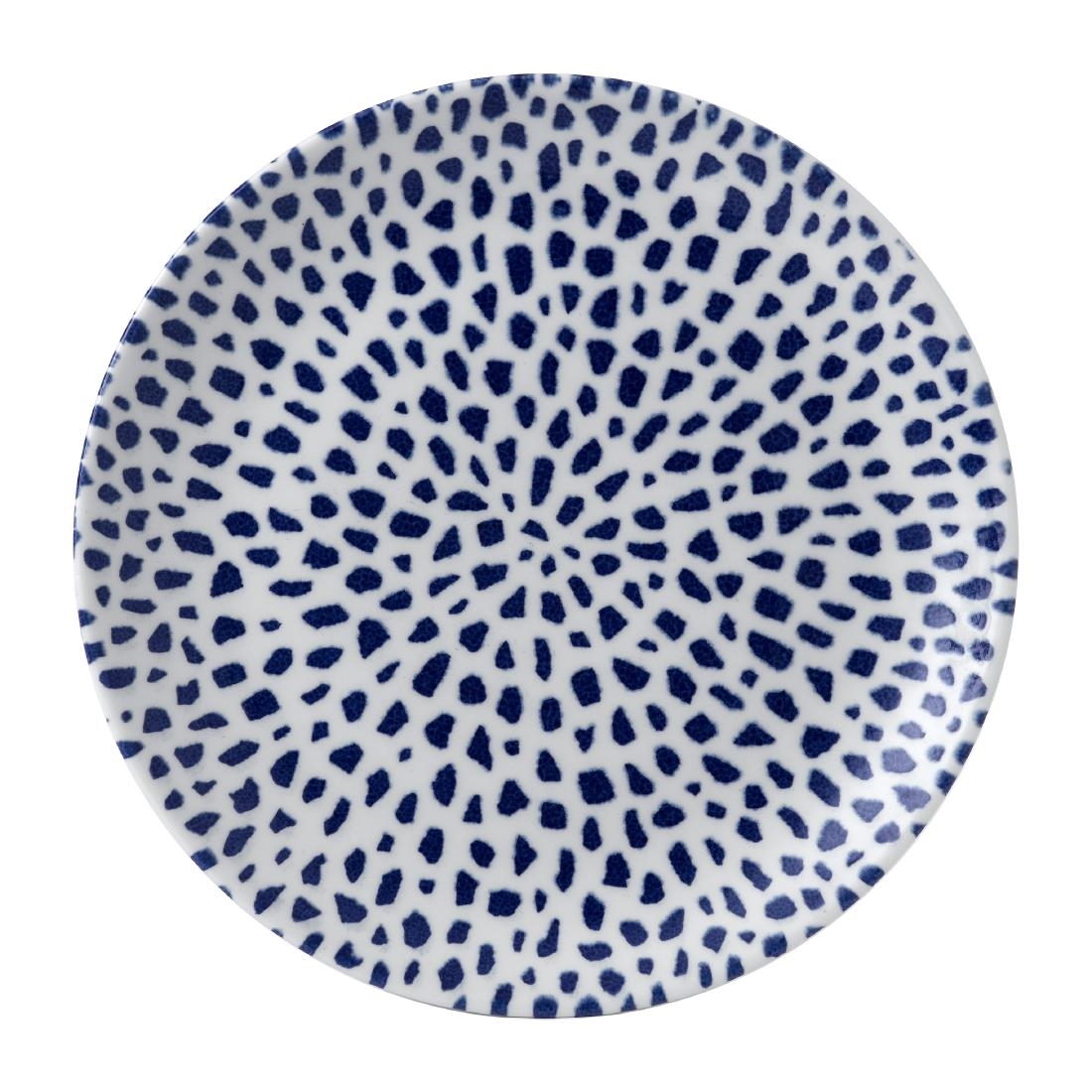Dudson Terrazzo Coupe Plates Blue 260mm 12 Pack (FF742)