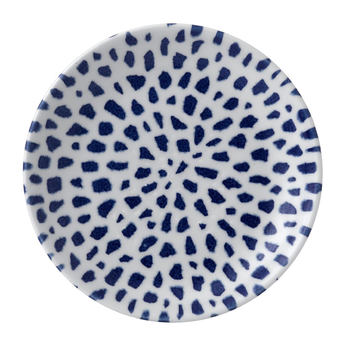 Dudson Terrazzo Coupe Plates Blue 165mm 12 Pack (FF746)
