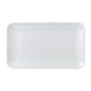 Dudson White Organic Rectangular Plates 270x160mm 12 Pack (FZ032)