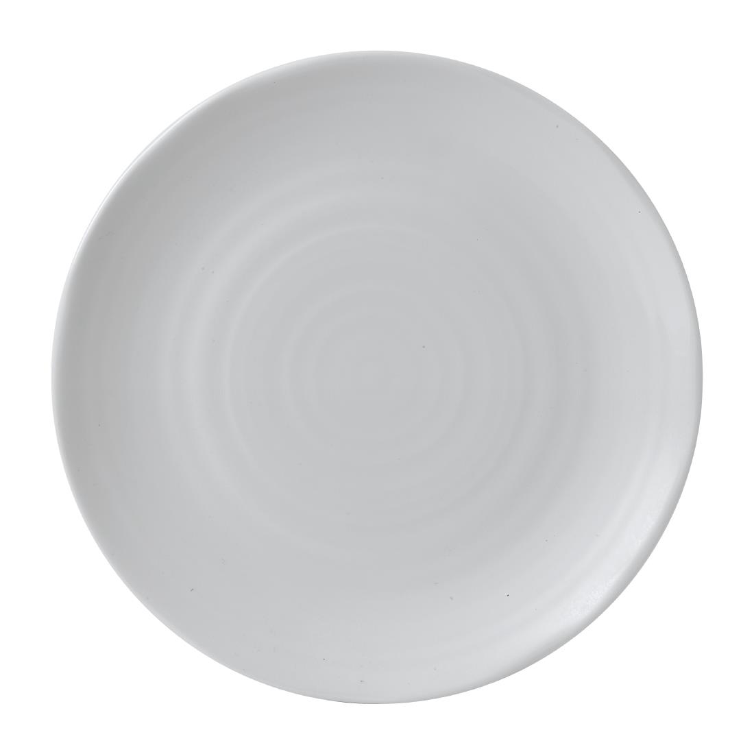 Dudson White Organic Coupe Plates 230mm 12 Pack (FZ034)