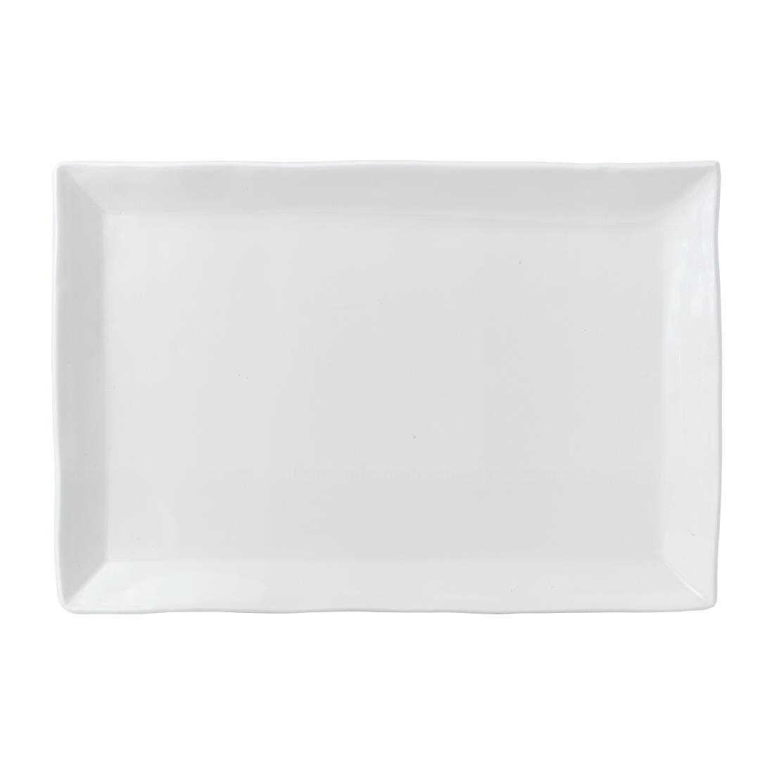 Dudson White Rectangular Trays 285x190mm 6 Pack (FZ052)