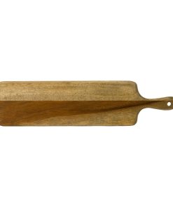 Dudson Wood Medium Rectangular Handled Boards 469x120mm 4 Pack (FZ054)