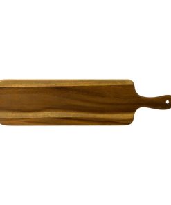 Dudson Wood Large Rectangular Handled Boards 545x144mm 4 Pack (FZ055)