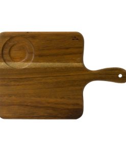 Dudson Wood Square Handled Boards 380x355mm 4 Pack (FZ056)