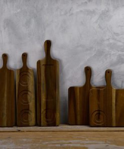 Dudson Wood Square Handled Boards 380x355mm 4 Pack (FZ056)