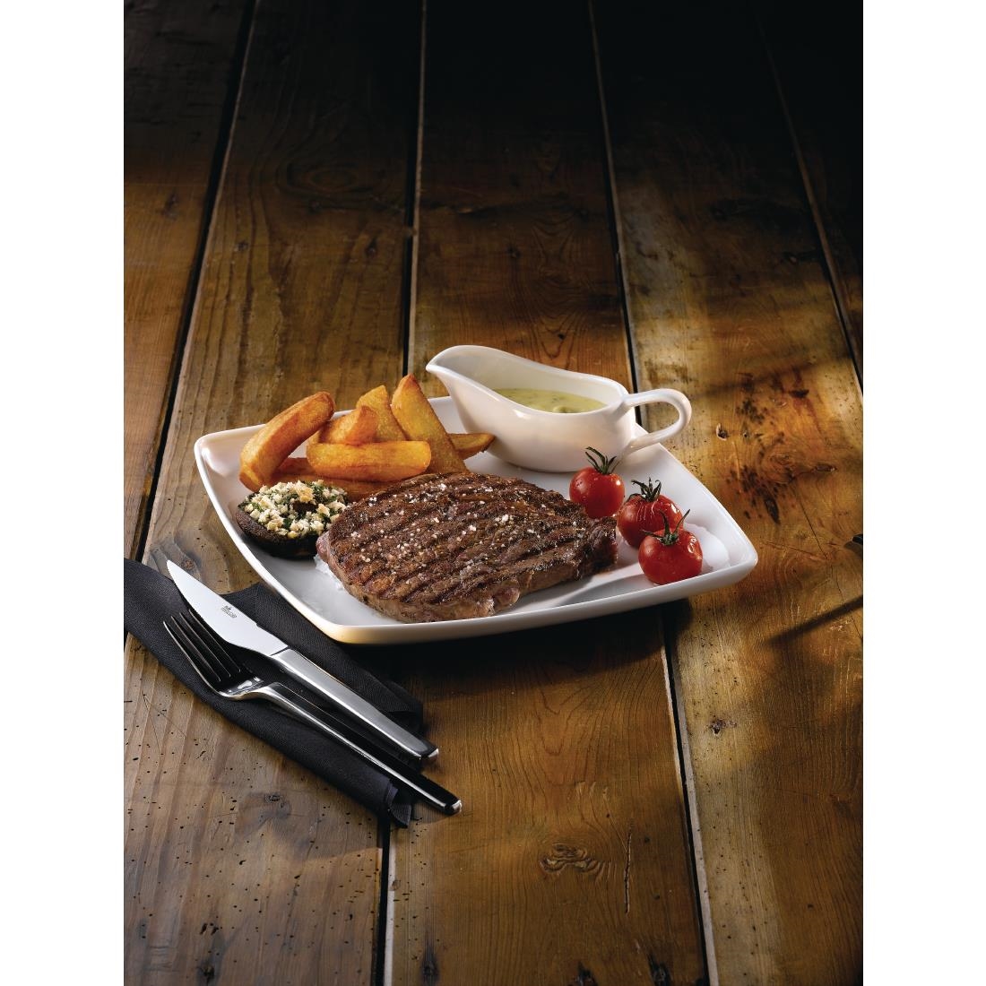 Churchill X Squared Square Deep Plates 268mm 6 Pack (GF656)