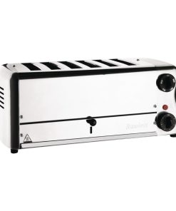 Rowlett Esprit 6 Slot Toaster with Sandwich Cages and Extra Duraheat Elements Chrome (HW915)