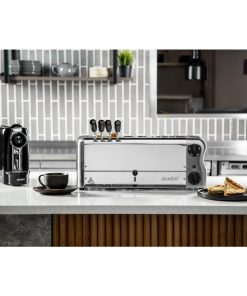 Rowlett Esprit 6 Slot Toaster with Sandwich Cages and Extra Duraheat Elements Chrome (HW915)