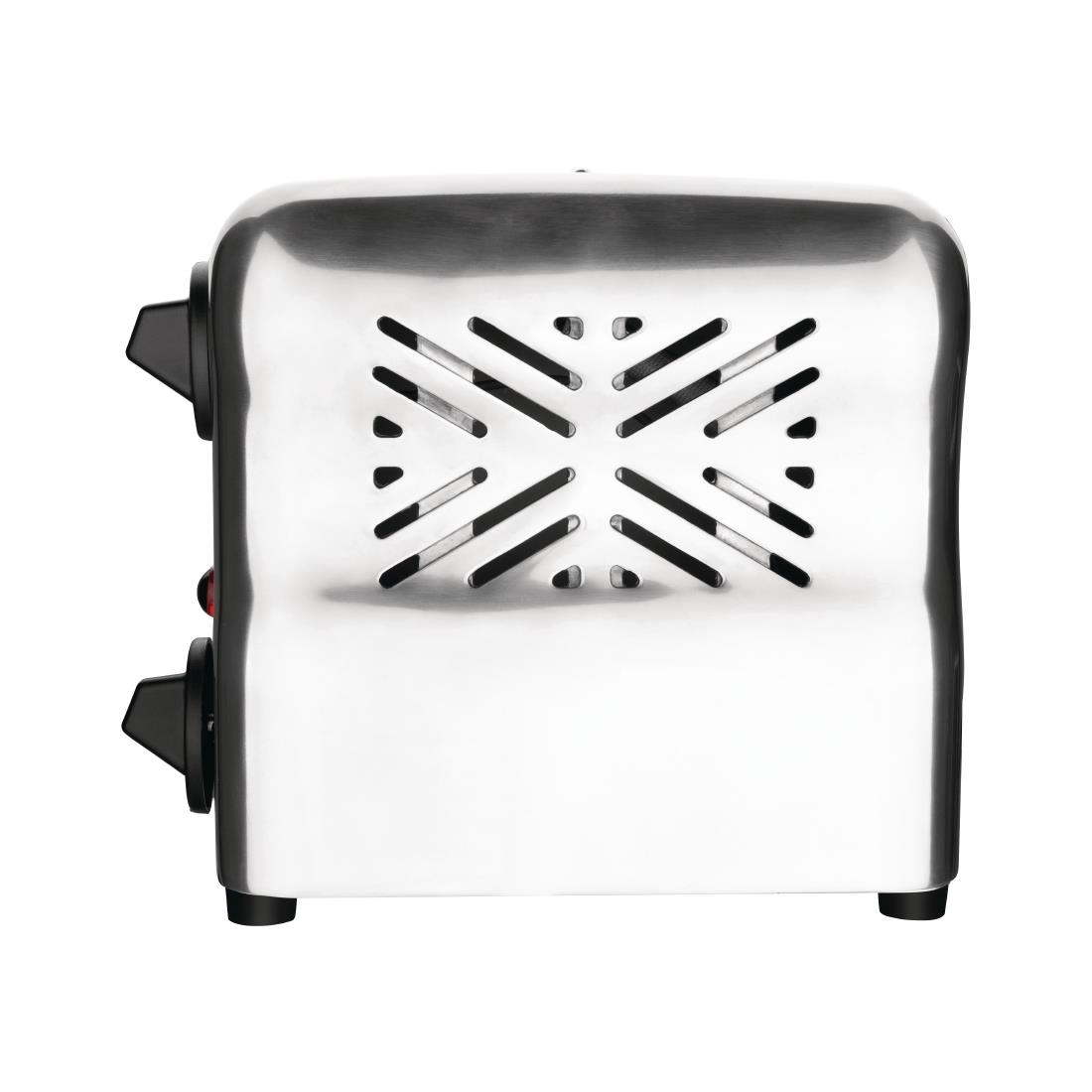 Rowlett Esprit 6 Slot Toaster with Sandwich Cages and Extra Duraheat Elements Chrome (HW915)