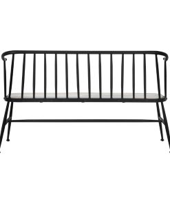 Bolero Alma Curved Back Slatted Bench  (HZ825)