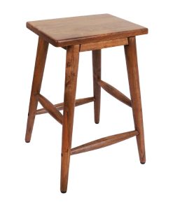 Bolero Halsbury Mango Wood Stools 2 Pack (JB862)
