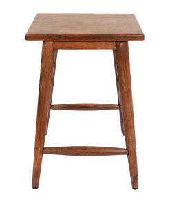 Bolero Halsbury Mango Wood Stools 2 Pack (JB862)