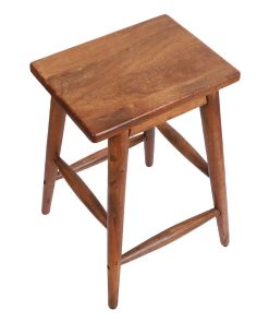 Bolero Halsbury Mango Wood Stools 2 Pack (JB862)